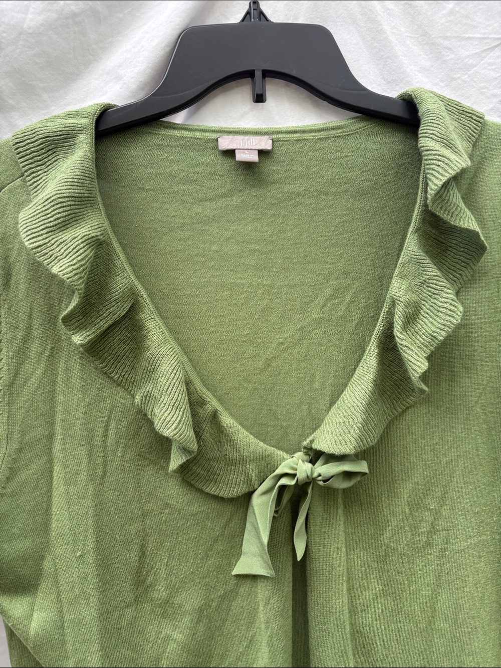 J. Jill Olive Green Knit Top - Picture 4 of 12